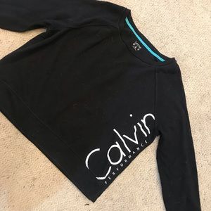 Cropped Calvin Klein pull over